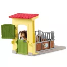 Schleich 42609 Istállóállás Izlandi póni ménnel