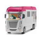 Schleich 42619 Horse Club Lószállíó lakóautó, lovakkal és kiegészítőkkel