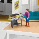 Schleich 42619 Horse Club Lószállíó lakóautó, lovakkal és kiegészítőkkel