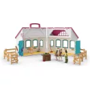 Schleich 42703 Horse Club hordozható nyitott istálló