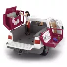 Schleich 42704 Horse Club Mobil állatorvos kisteherautó lószállító utánfutóval