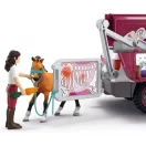 Schleich 42704 Horse Club Mobil állatorvos kisteherautó lószállító utánfutóval
