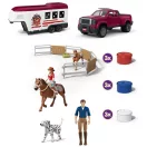 Schleich 42705 Horse Club Pick-up terepjáró lószállító utánfutóval