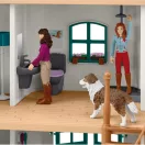 Schleich 42706 Horse Club Lakeside vidéki ház lovas istállóval