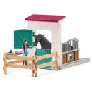 Schleich 42709 Horse Club Istállóállás, Lisa & Storm