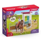 Schleich 42710 Horse Club Istállóállás, Hannah & Cayenne