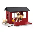 Schleich 42722 Kutyakennel Golden Retrieverekkel