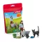 Schleich 42747 Pocket Set - Horse Club Almozó és ápoló szett