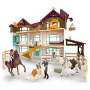 Schleich 42785 Horse Club Lakeside villa & lovarda