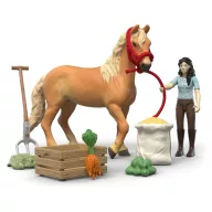 Schleich 42797 Horse Club Emily gondozó szettje