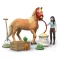 Schleich 42797 Horse Club Emily gondozó szettje