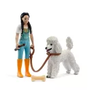 Schleich 81536 Pocket Set - Kutyasétáltató kaland a parkban