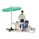 Schleich 81538 Pocket Set - Kávézás a kertben