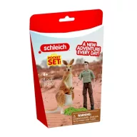 Schleich 81540 Pocket Set - Kenguru-túra vadőrrel