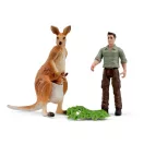 Schleich 81540 Pocket Set - Kenguru-túra vadőrrel