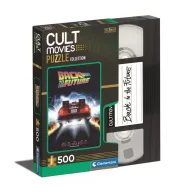   Clementoni Puzzle 500 db Kultuszfilmek kollekció - Vissza a jövőbe (csomagolás sérült)