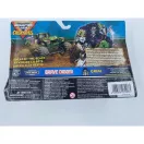 Monster Jam Creatures 1:64 kisautó figurával - Grave Digger & Grim (csomagolás sérült)
