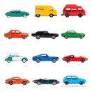 Majorette Vintage kisautó, Alpine A110, piros