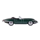 Majorette Vintage kisautó, Jaguar E-Type Cabriolet, zöld