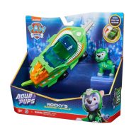 Mancs őrjárat Aqua Pups figura járművel - Rocky