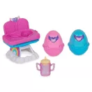 Hatchimals Alive! Éhes állatkák gondos csomag játékszett, etetőszékkel