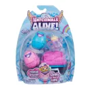 Hatchimals Alive! Éhes állatkák gondos csomag játékszett, etetőszékkel