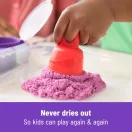 Kinetic Sand Hordozható táskában, 5 féle homokgyurmával