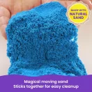 Kinetic Sand Hordozható táskában, 5 féle homokgyurmával