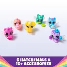 Hatchimals Alive! Szivárvány szett 6 kikelő tojással, meglepetésekkel
