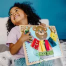 Melissa & Doug Készségfejlesztő tábla, Tanuló maci, öltözködés