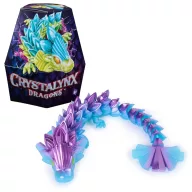 Crystalynx Dragons 23 cm, kicsi meglepetés sárkányok
