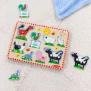 Melissa & Doug Hangos puzzle - Farm állatai