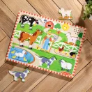 Melissa & Doug Hangos puzzle - Old MacDonald farmja