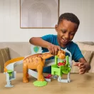 Mancs őrjárat Dino Movie - Dino versenypálya játékszett
