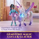 Unikornis Akadémia Wing Magic Layla baba és Glacier unikornis játékszett