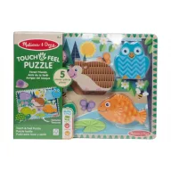 Melissa & Doug Erdei állatok fa tapintós kirakó
