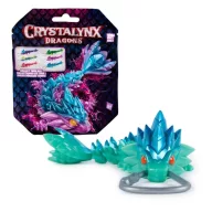   Crystalynx Dragons 15 cm, kicsi sárkány kulcstartó meglepetés tasakban