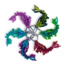 Crystalynx Dragons 15 cm, kicsi sárkány kulcstartó meglepetés tasakban