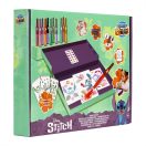 Canenco Stitch színezés fújós filccel, asztali nagy szett