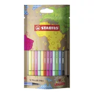 Stabilo Pen 68 Mini színes filctoll szett, 12 db-os
