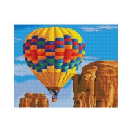   Diamond Dotz gyémántszemes kirakó szett, középhaladó - Léghajó