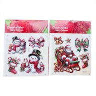 Karácsonyi matrica ablakra 19*25 cm, többféle