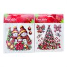 Karácsonyi matrica ablakra 19*25 cm, többféle