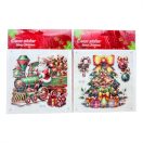 Karácsonyi matrica ablakra 19*25 cm, többféle