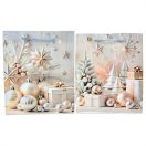 Karácsonyi papírtasak fehér 18*21,5*8 cm, többféle