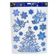 Karácsonyi matrica ablakra 29*41 cm, többféle