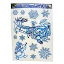 Karácsonyi matrica ablakra 29*41 cm, többféle