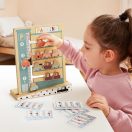 Topbright Parkolási feladványok fa logikai játék