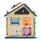 Topbright Montessori matató házikó, 12 tevékenységgel és fényekkel