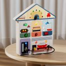 Topbright Montessori házikó tábla, fényekkel és kapcsolókkal